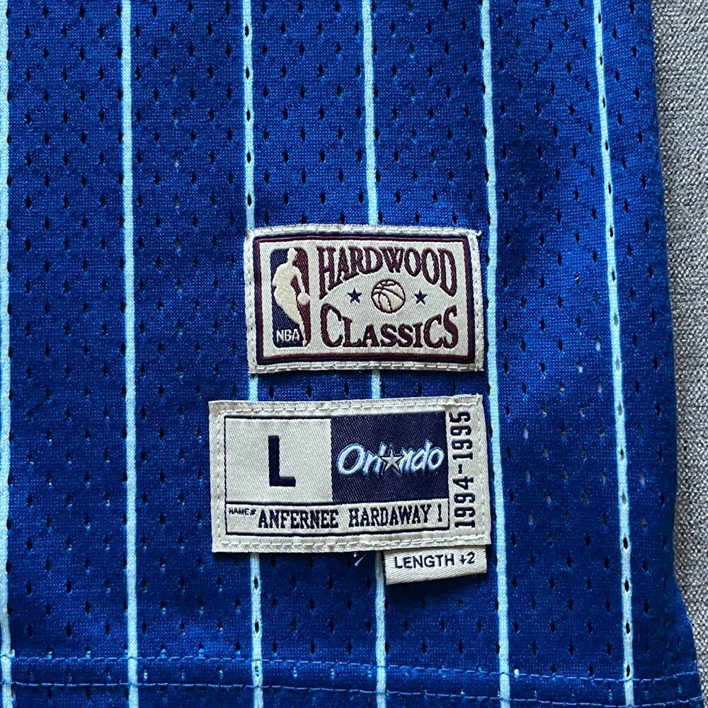Orlando Magic Penny Hardaway Jersey Adult S/Youth L Blue HWC NBA 1994-1995 NEW - Picture 3 of 7